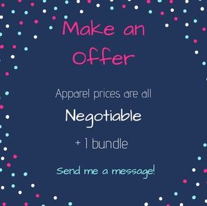 Prices are Negotiable